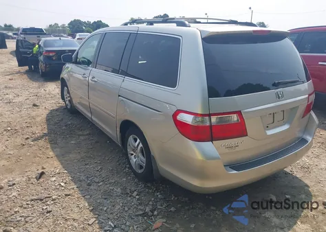 2007 Honda Odyssey Ex from USA, damaged, VIN 5FNRL38487B061583